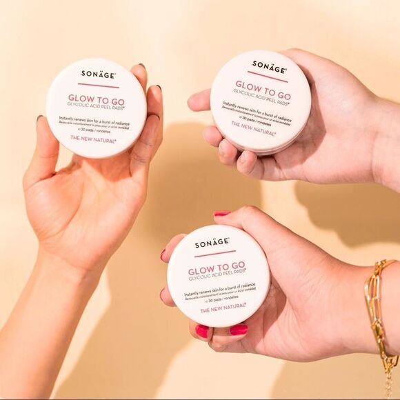 Sonage GLOW TO GO GLYCOLIC ACID PEEL PADS new and sealed - Picture 9 of 9